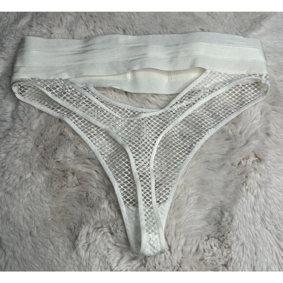 RARE🔥 Honey Birdette AXL🤍 White FULL 4 Piece Set 32DD, S, S Thong & Brief - Picture 15 of 16